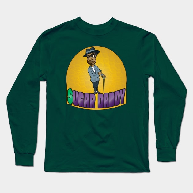 Sugar Daddy Long Sleeve T-Shirt by Big Bee Artistry